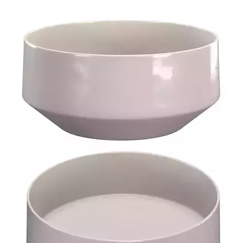 NATURAL PORCELAIN CIRQUE LARGE BOWL