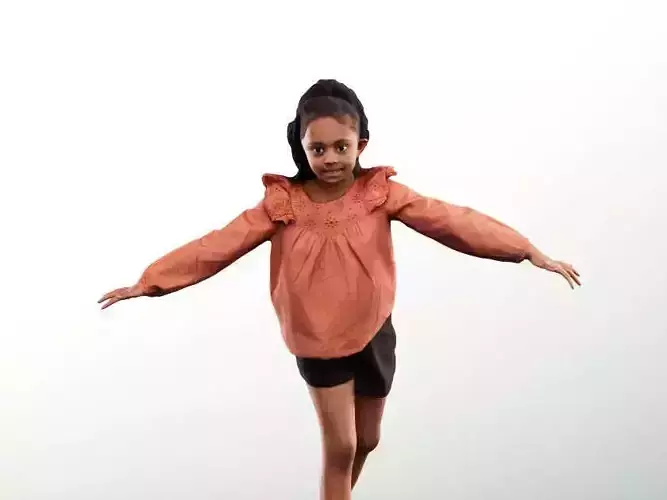 Raniya 14416 - Balancing Mediterranean Girl In Summer Clothing