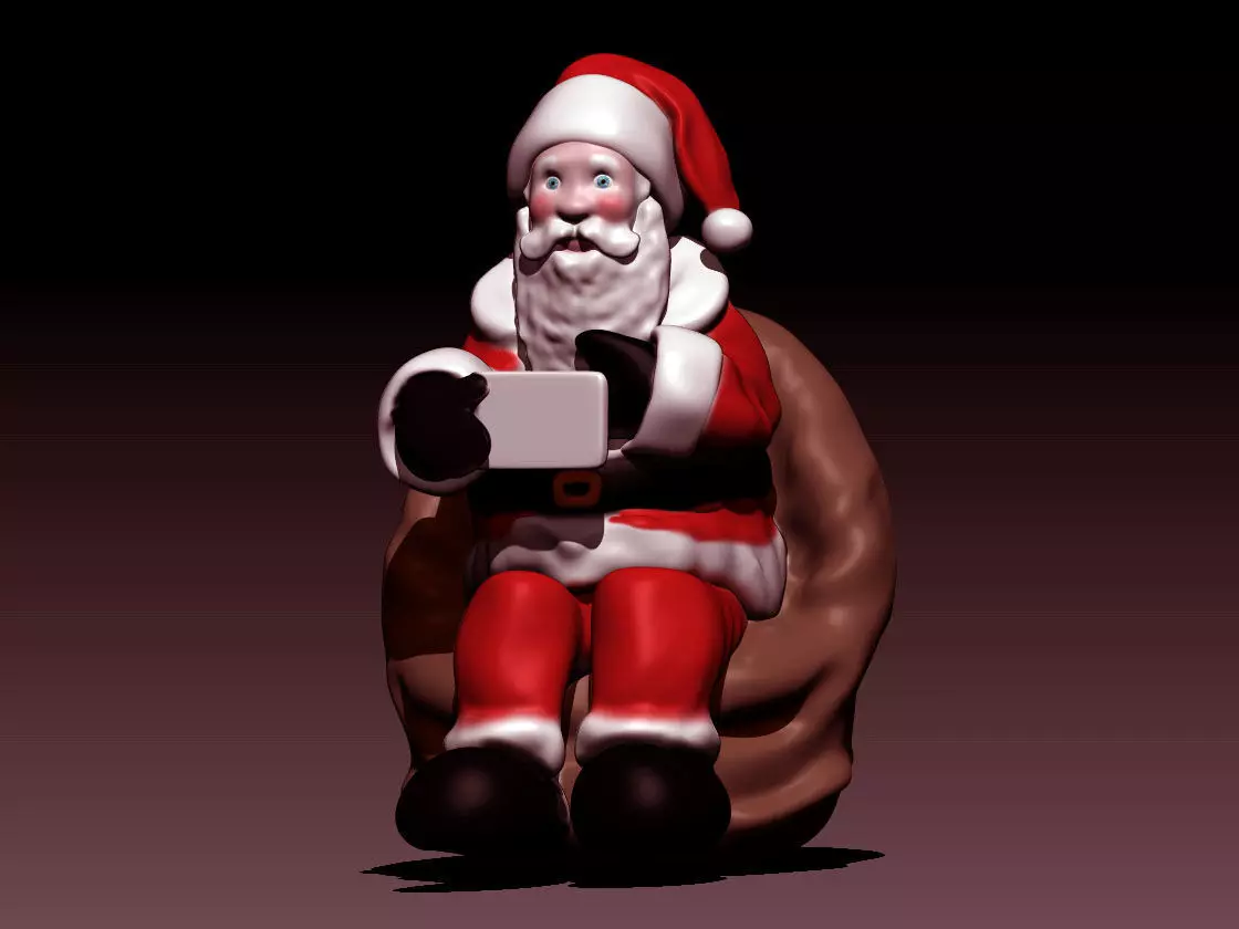 Santa Selfie Free 3D print model_0