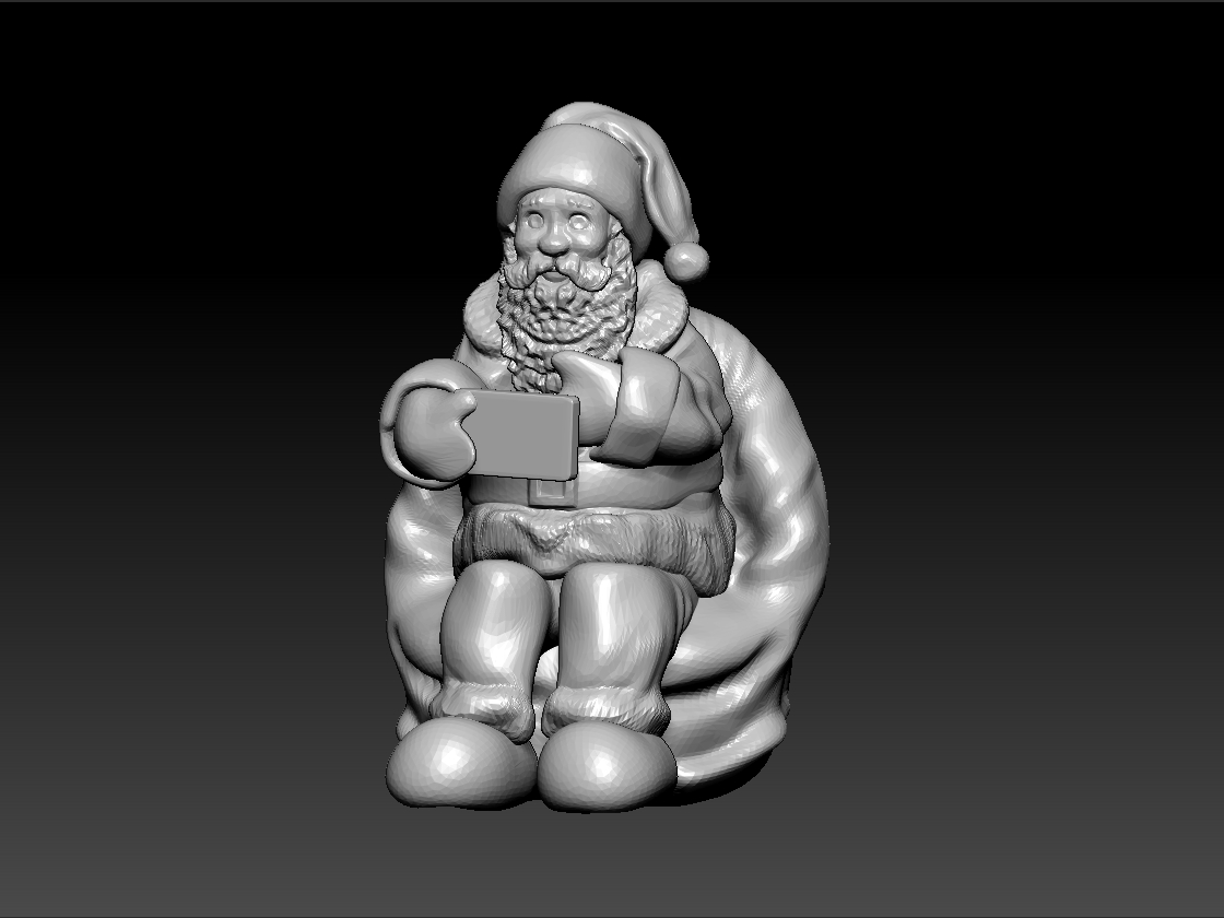 Santa Selfie Free 3D print model_4