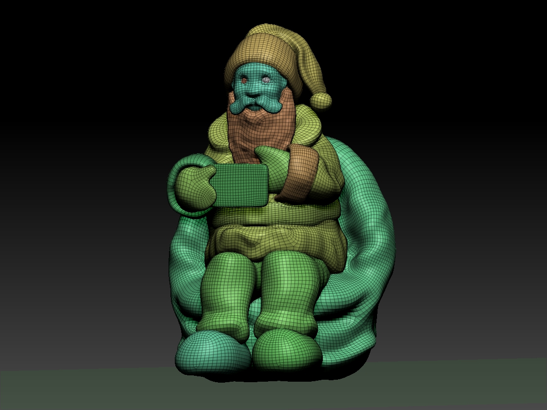 Santa Selfie Free 3D print model_5