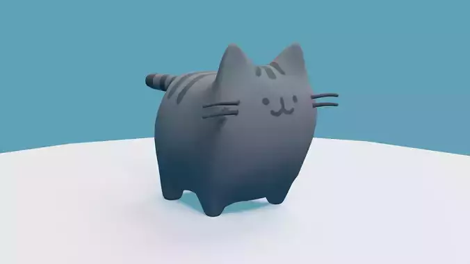 Pusheen 3D Model