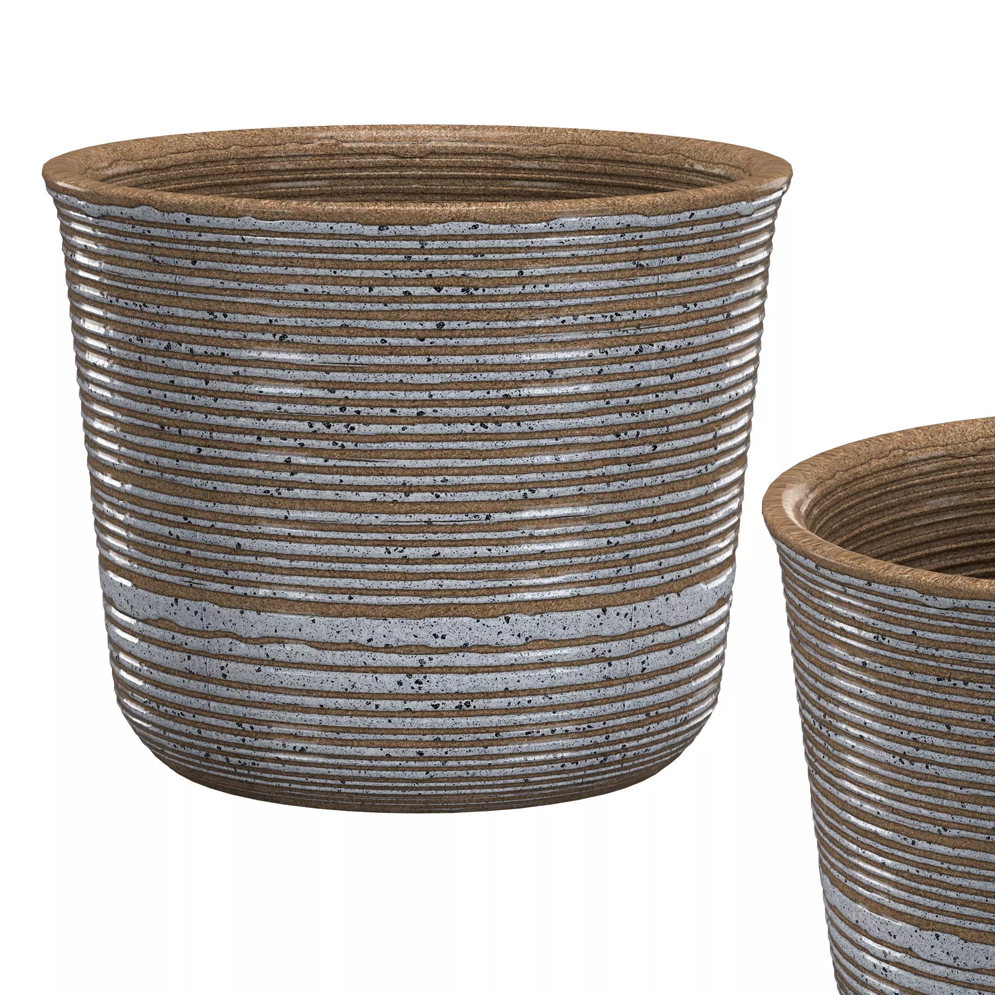 Zanesville Pottery Planter 3D model