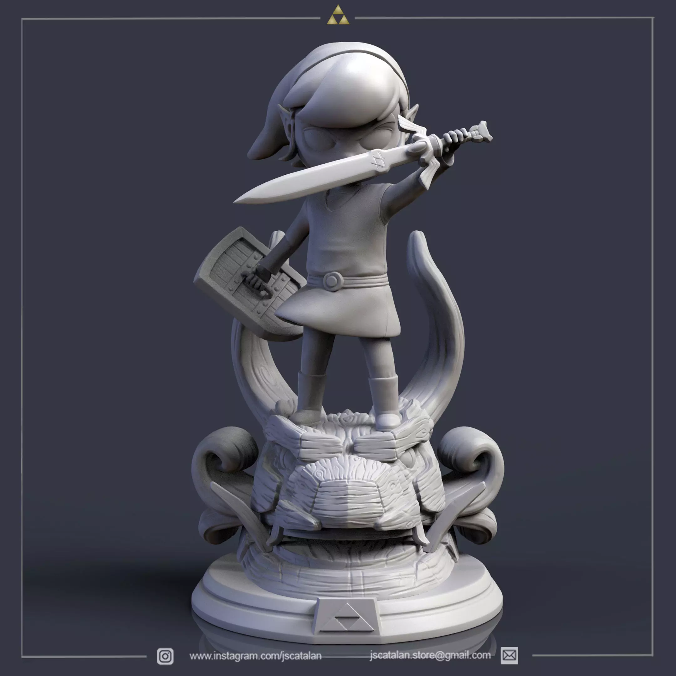 Epic Toon Link 3D print model_0