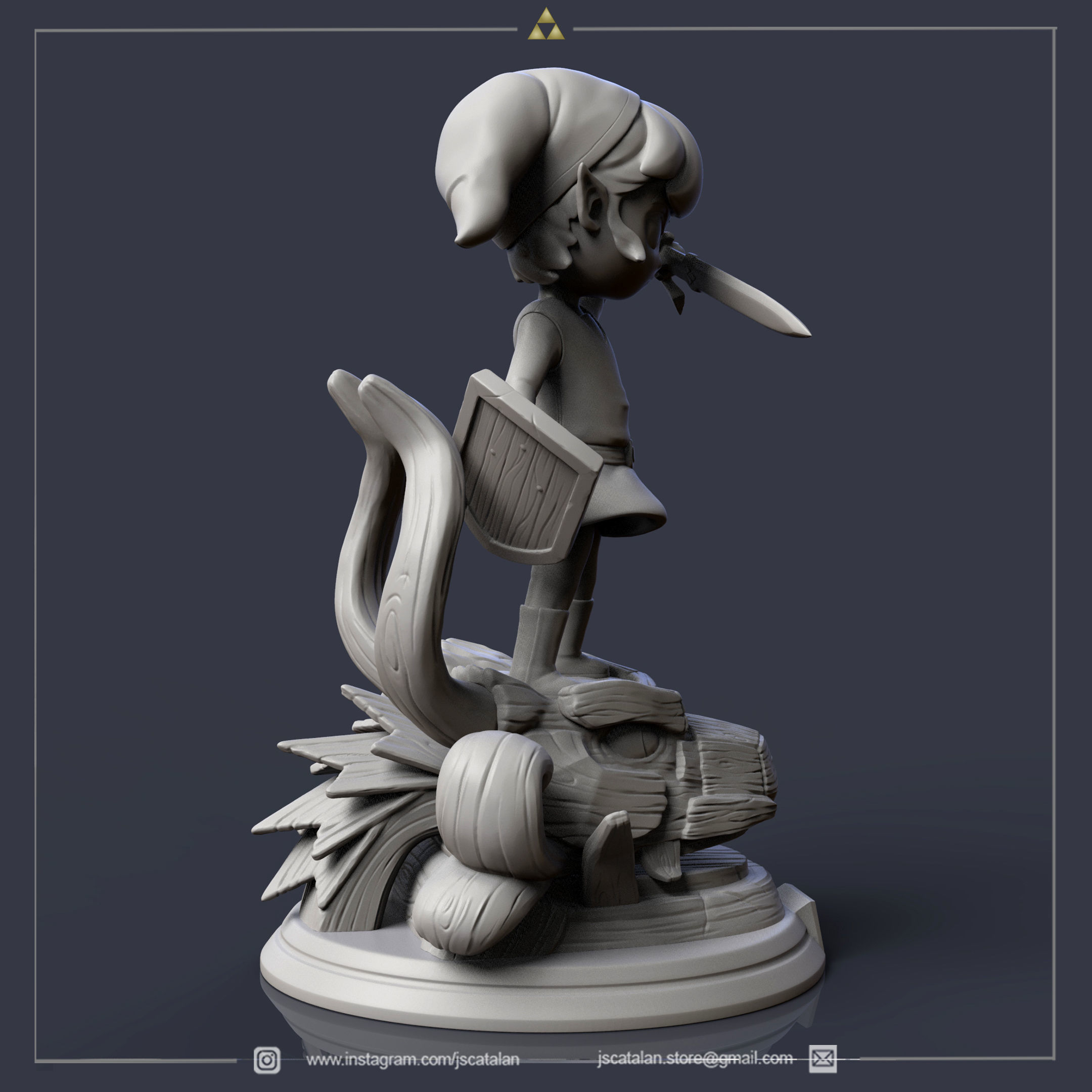 Epic Toon Link 3D print model_1