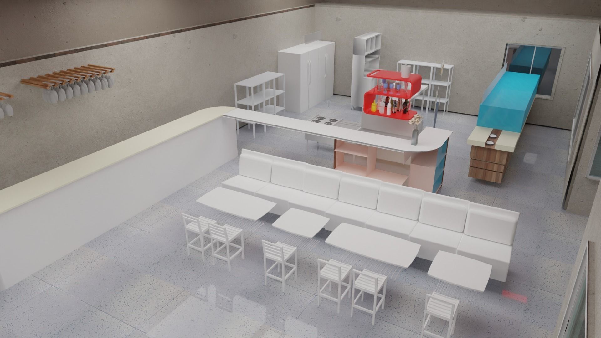 IN-N-OUT restaurant  3D model_5