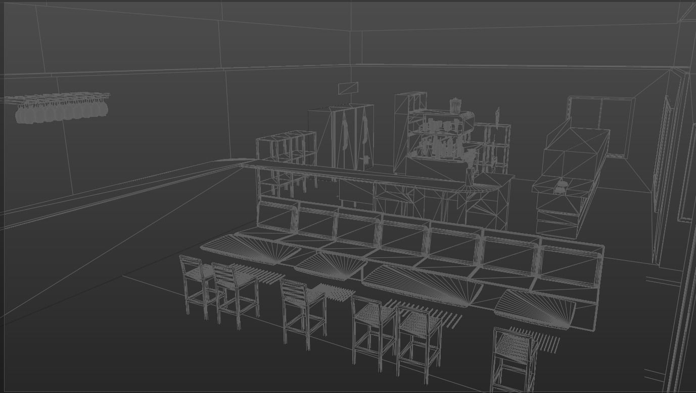 IN-N-OUT restaurant  3D model_10