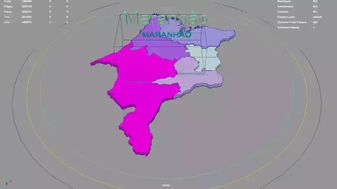 Maranhao  Northeast Region  Brazil map region geography