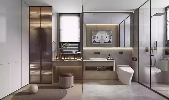 decoration Home Modern bathroom villa