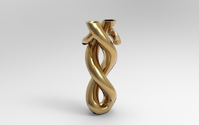 Hug Vase Low-poly 3D model