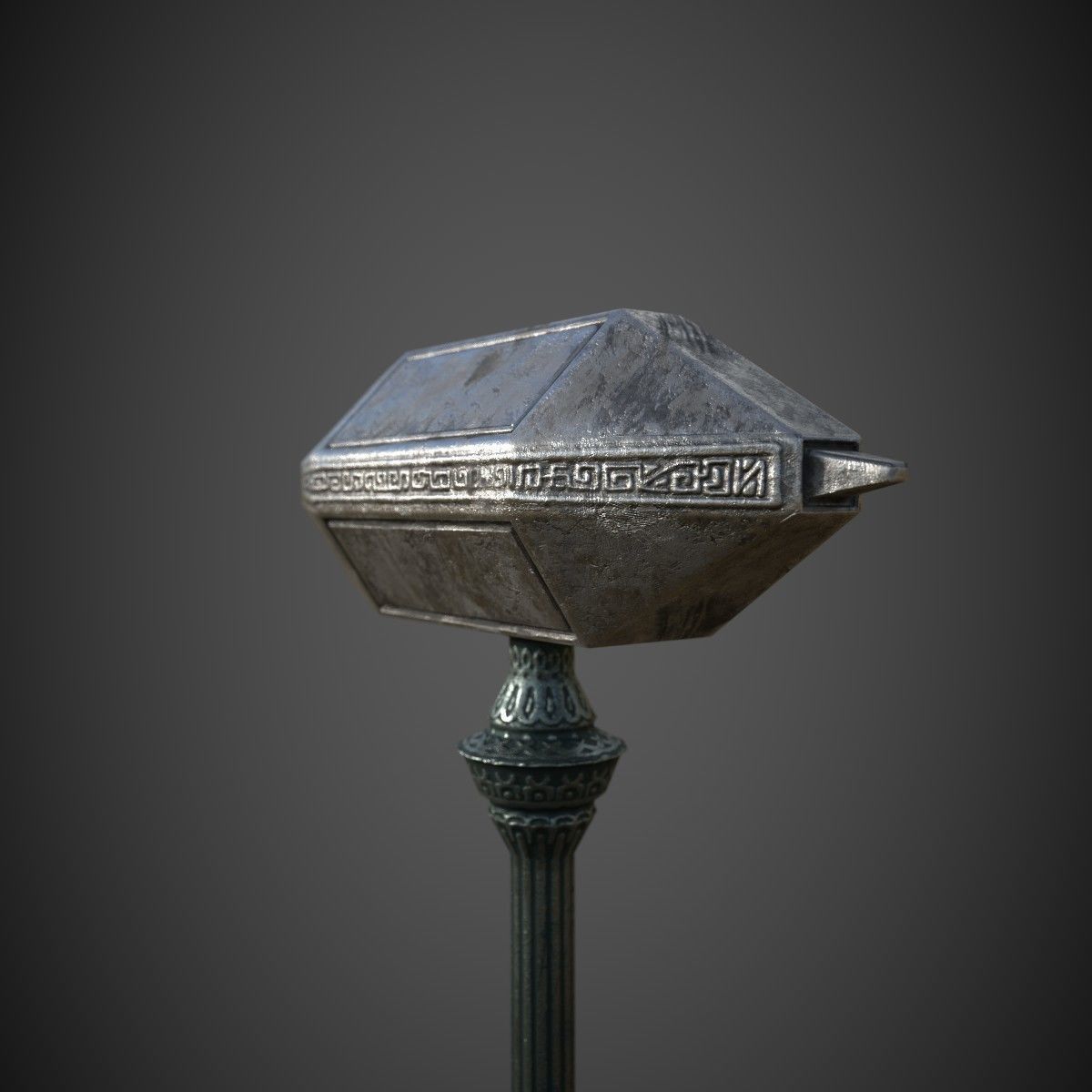 War Hammer Low-poly 3D model_6