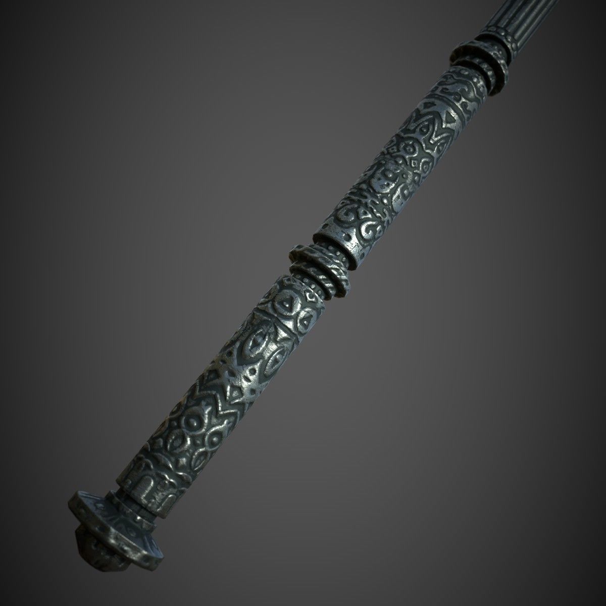 War Hammer Low-poly 3D model_3