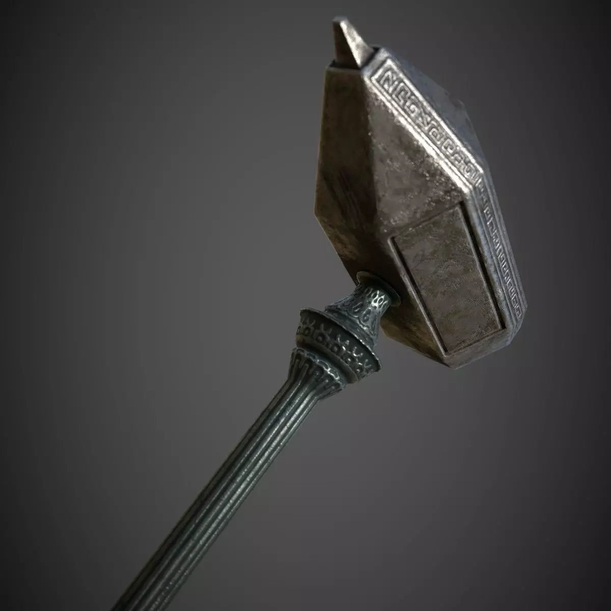 War Hammer Low-poly 3D model_0