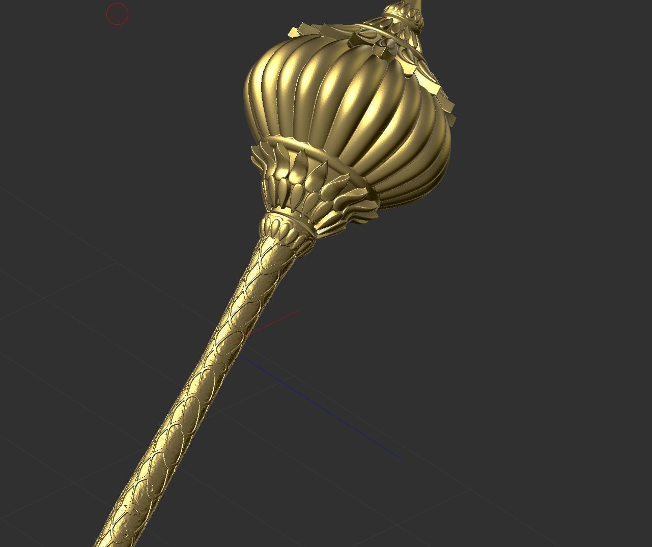 Hanuman Gada  3D print model_5