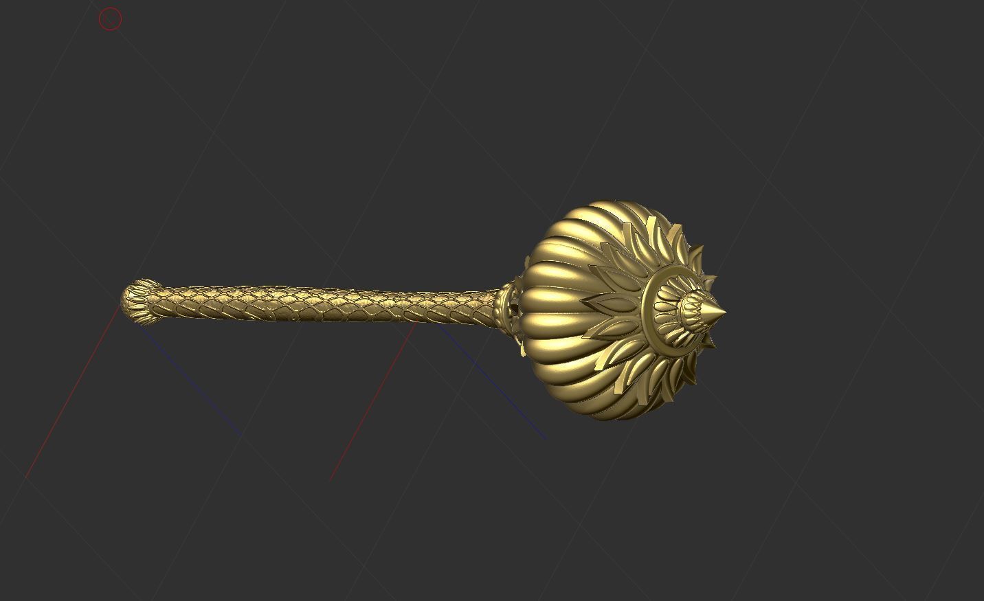 Hanuman Gada  3D print model_6