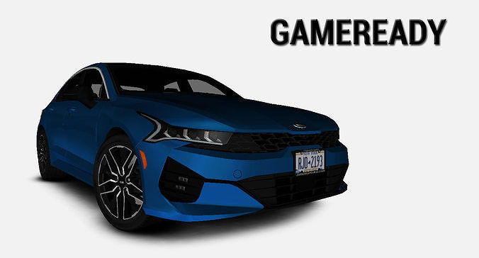 KIA K5 GT US-Spec 2021 Gameready Low-poly 3D model