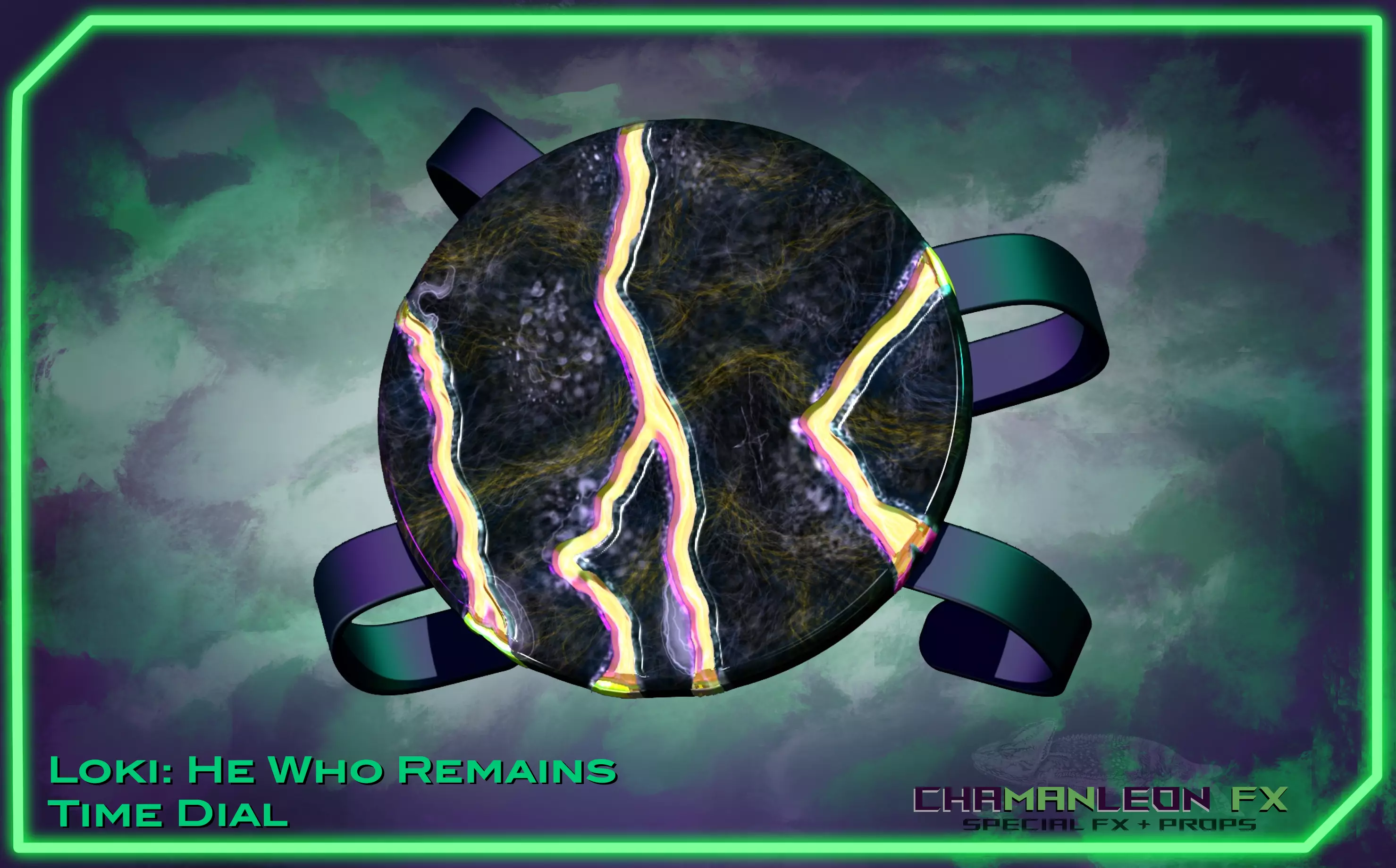 He Who Remains Time Dial Prop Replica Loki Cosplay 3D print model_0