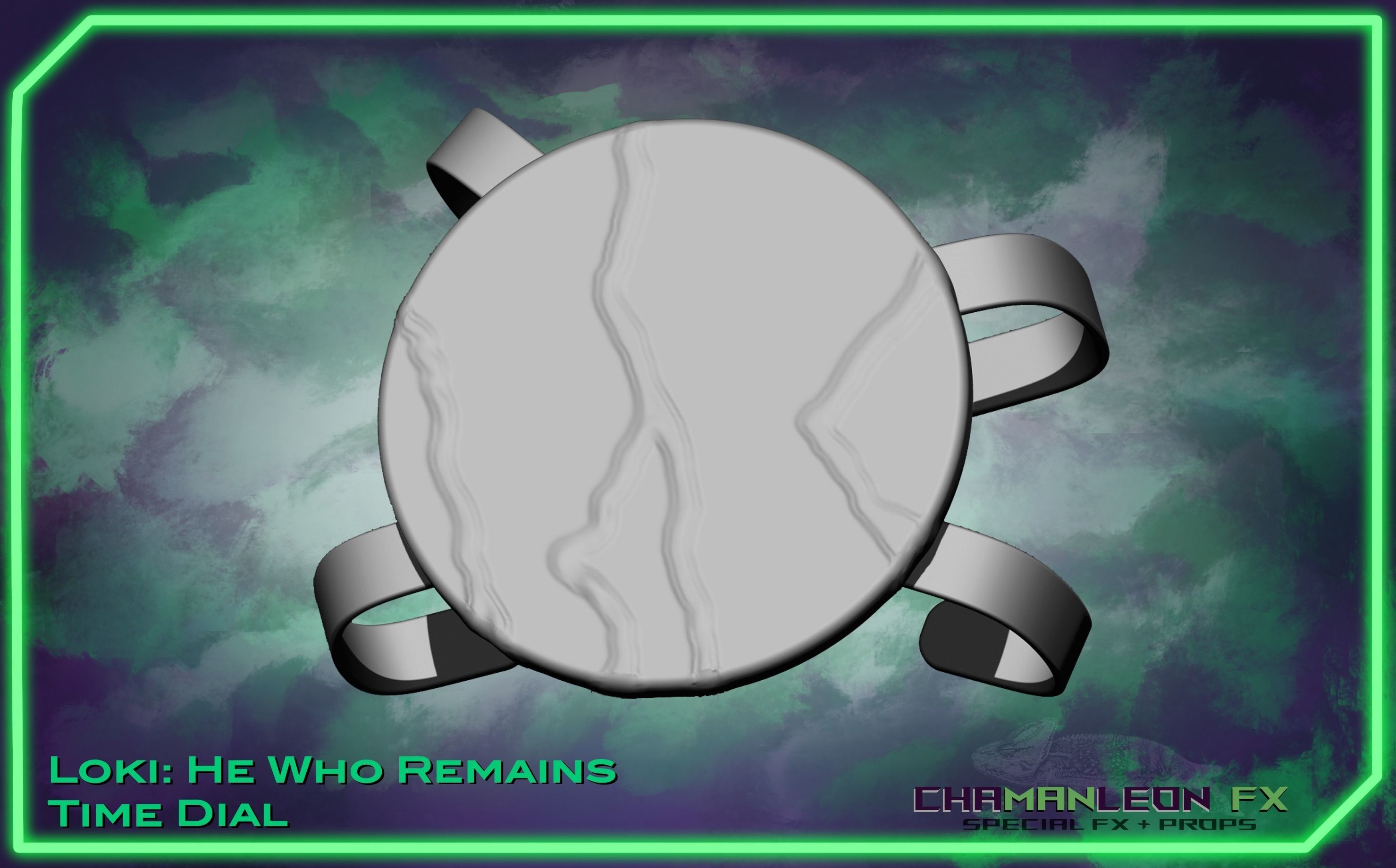 He Who Remains Time Dial Prop Replica Loki Cosplay 3D print model_4