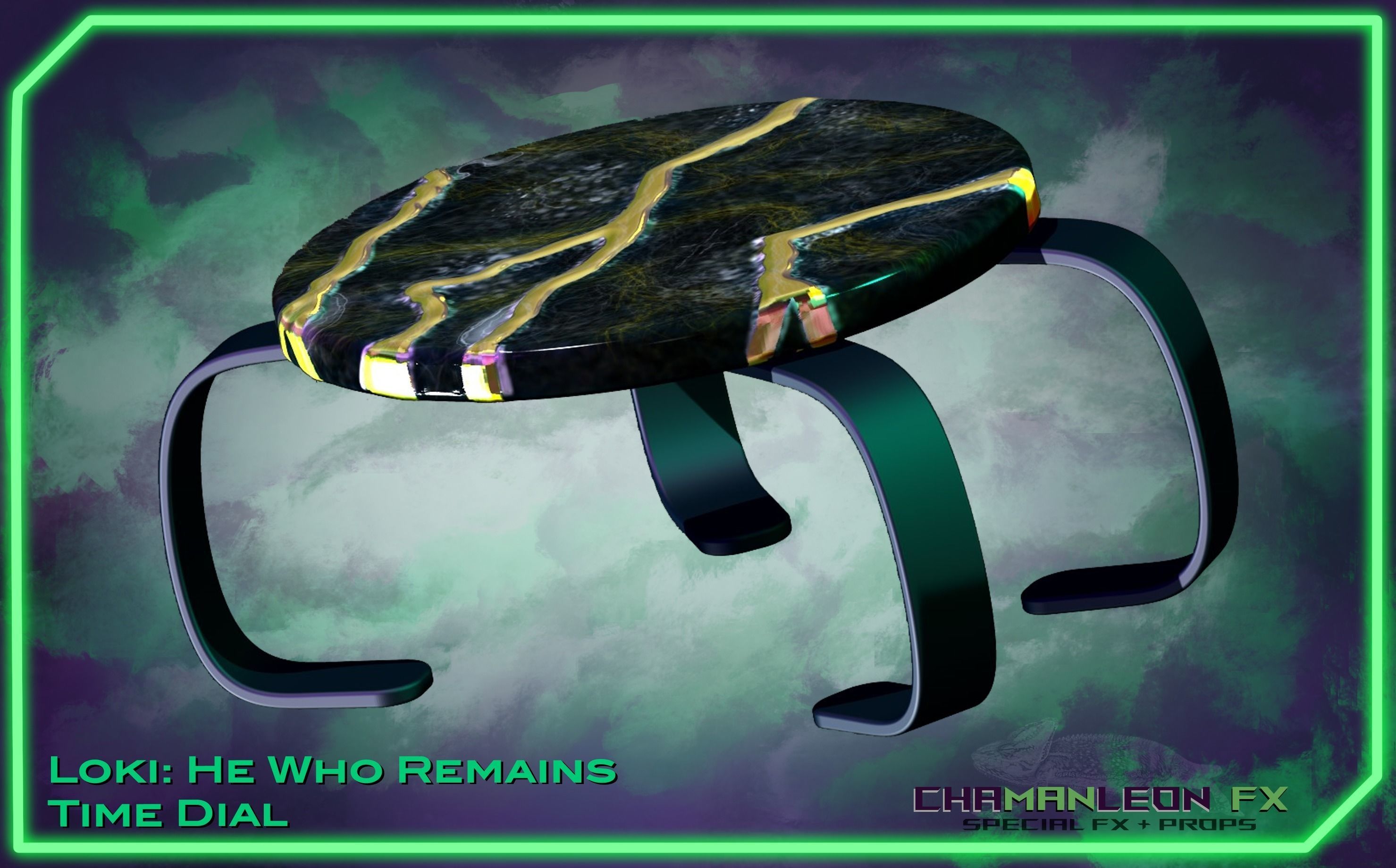 He Who Remains Time Dial Prop Replica Loki Cosplay 3D print model_2