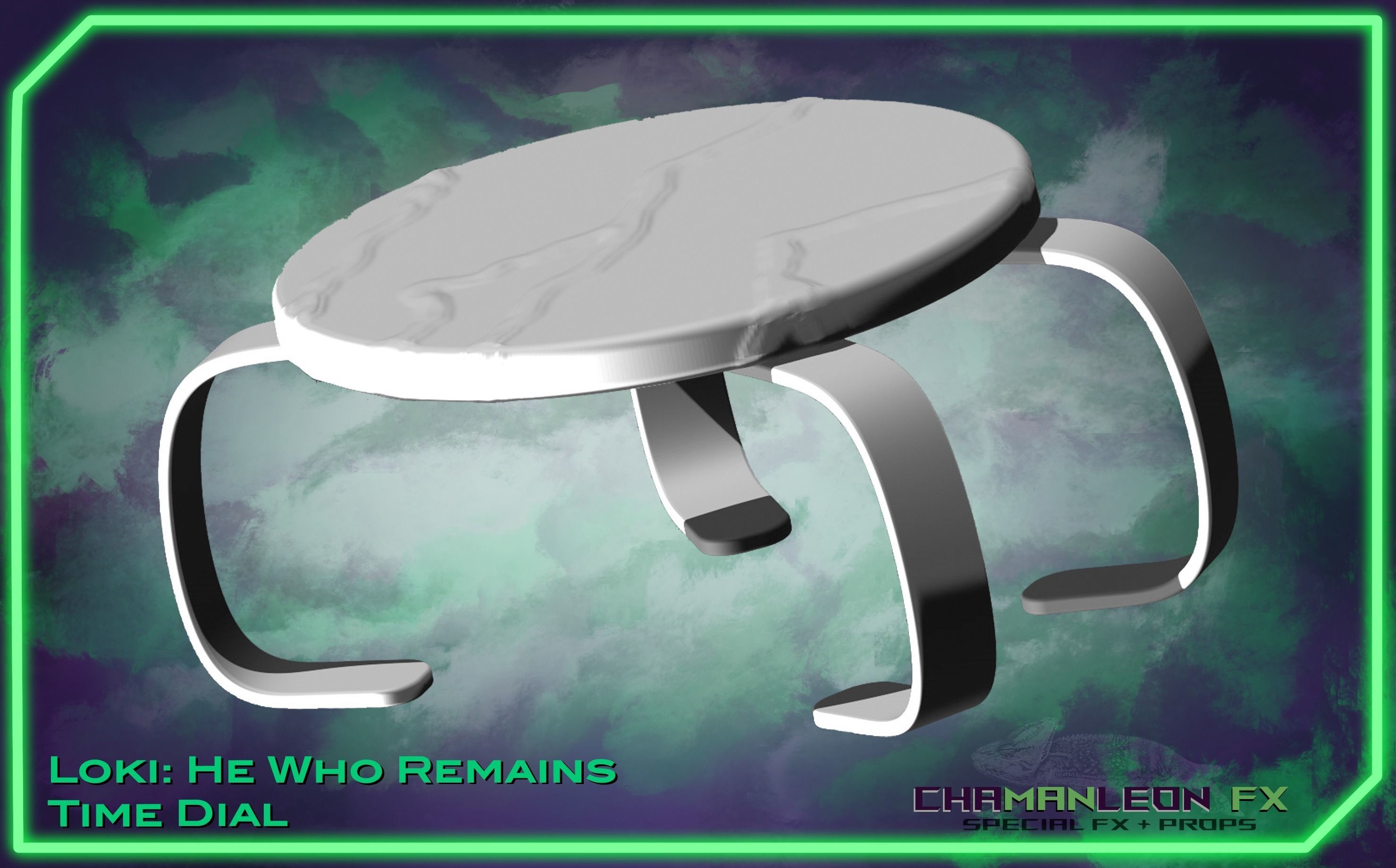 He Who Remains Time Dial Prop Replica Loki Cosplay 3D print model_6