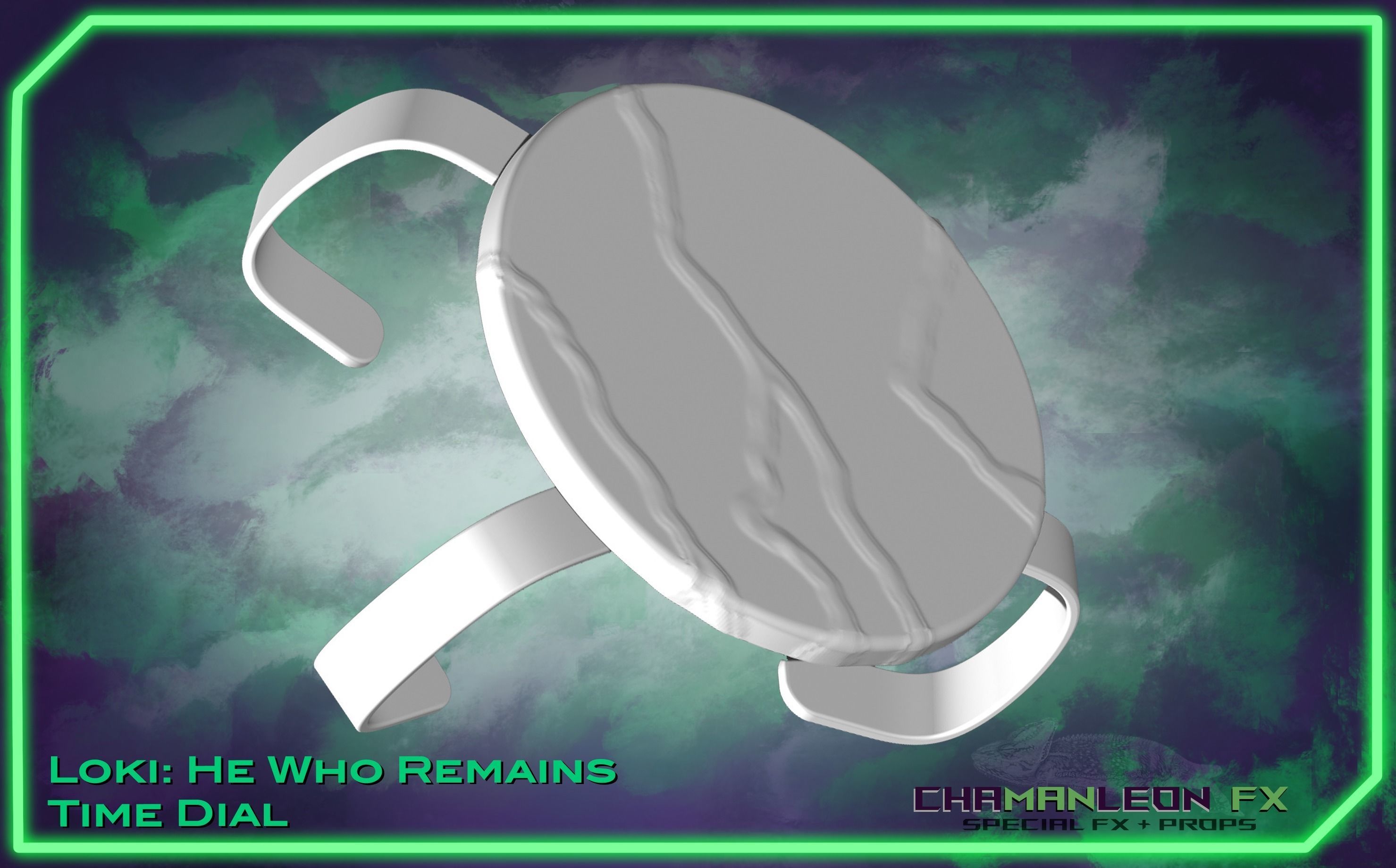He Who Remains Time Dial Prop Replica Loki Cosplay 3D print model_5