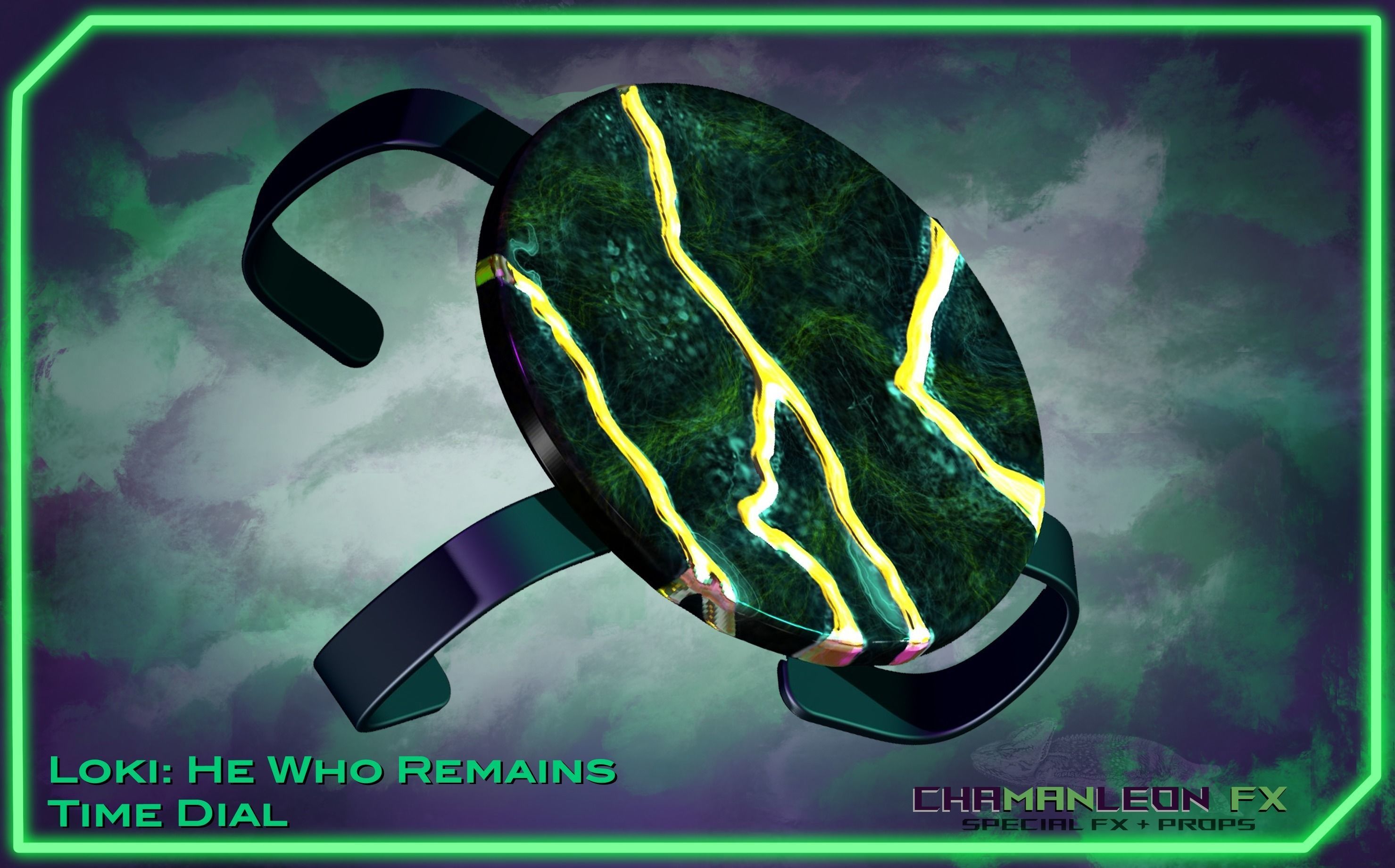 He Who Remains Time Dial Prop Replica Loki Cosplay 3D print model_1