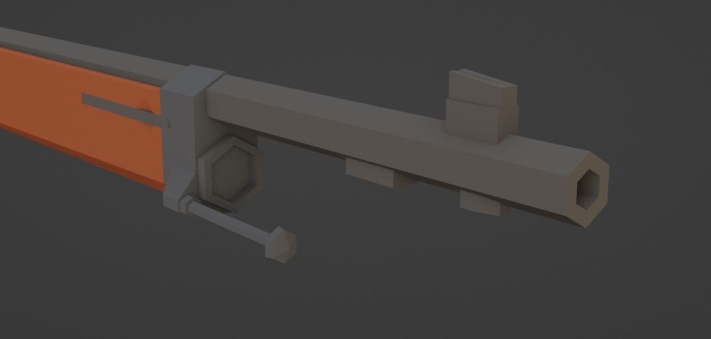 3D model Low Poly RSC 1917 VR / AR / low-poly | CGTrader