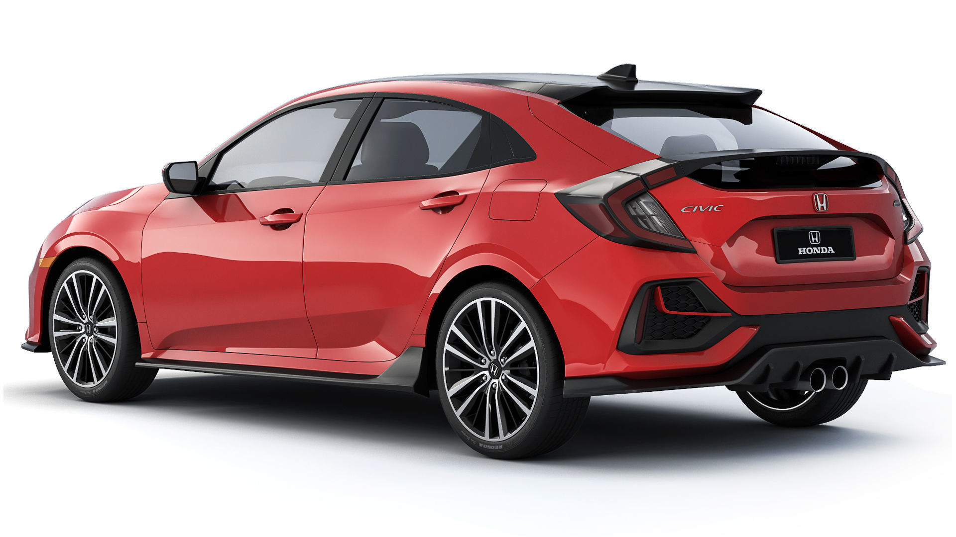 Honda Civic Hatchback 2020 3D model_3