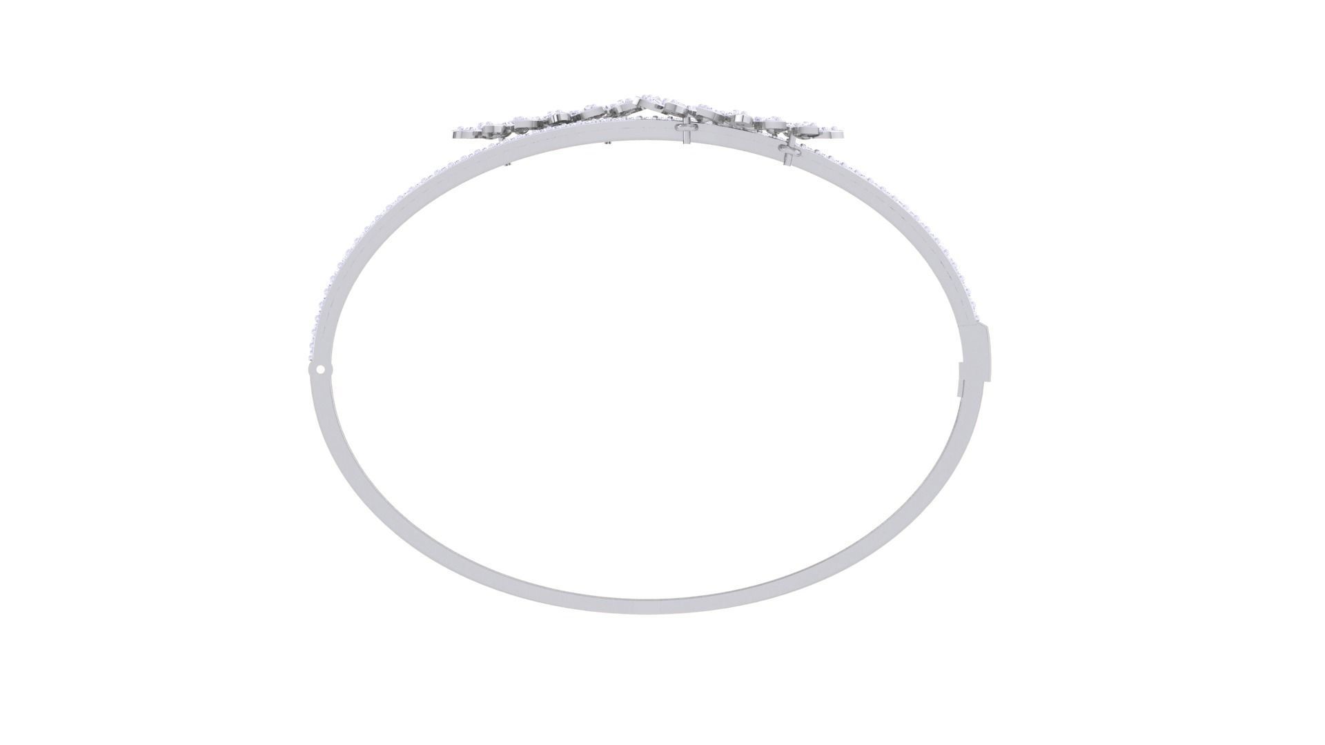 Ultra Vision Leaves on Wire Mesh High Jewelry Italian Diamond 3D print model_11