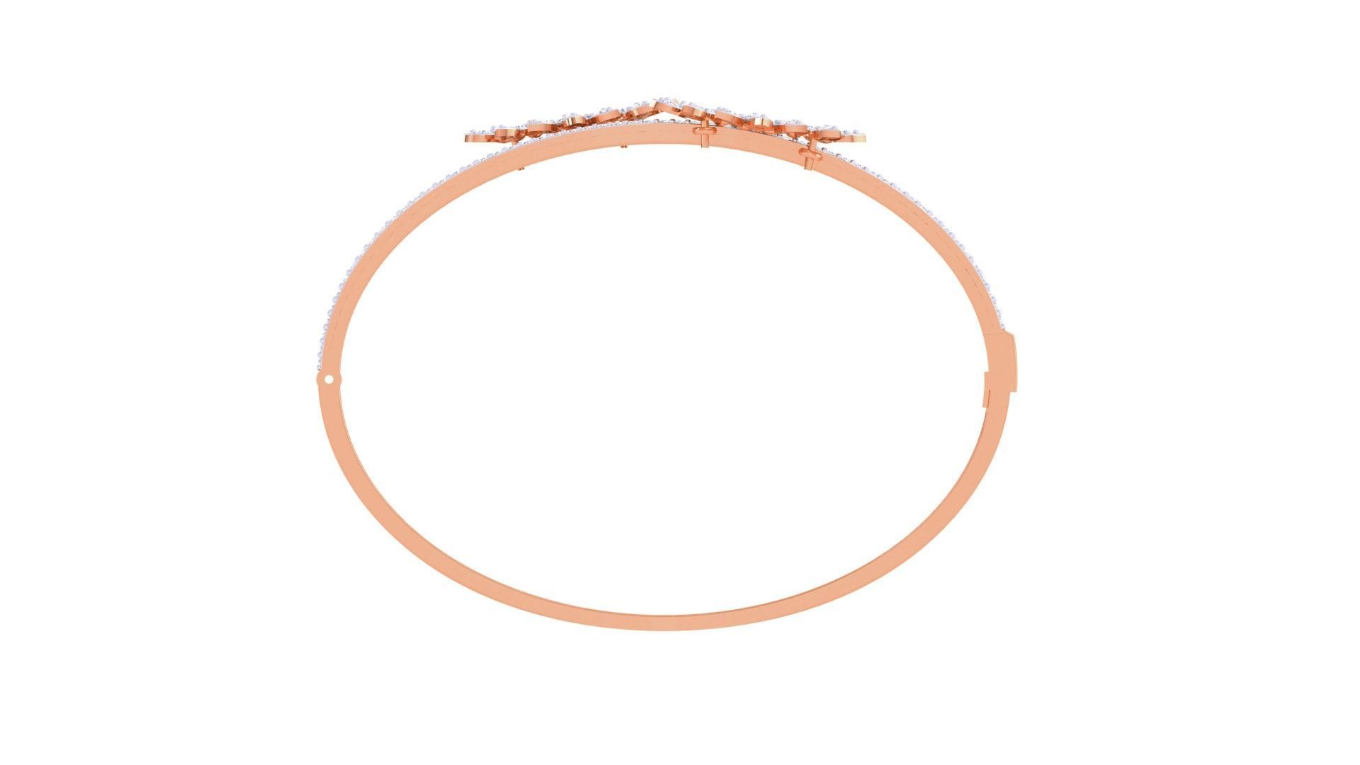 Ultra Vision Leaves on Wire Mesh High Jewelry Italian Diamond 3D print model_12