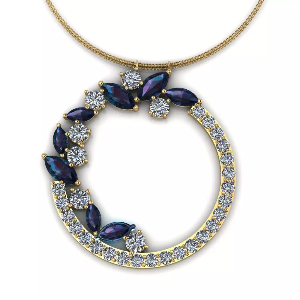fashion pendant 3D print model