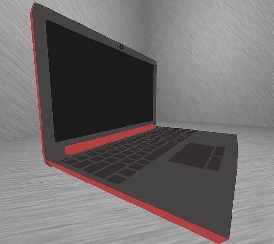 3D model Laptop VR / AR / low-poly | CGTrader