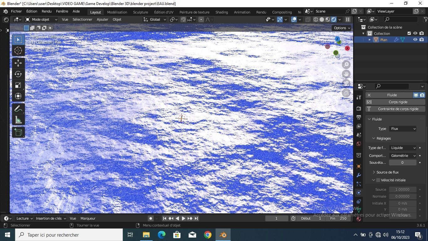 Water and desert 3D model_1