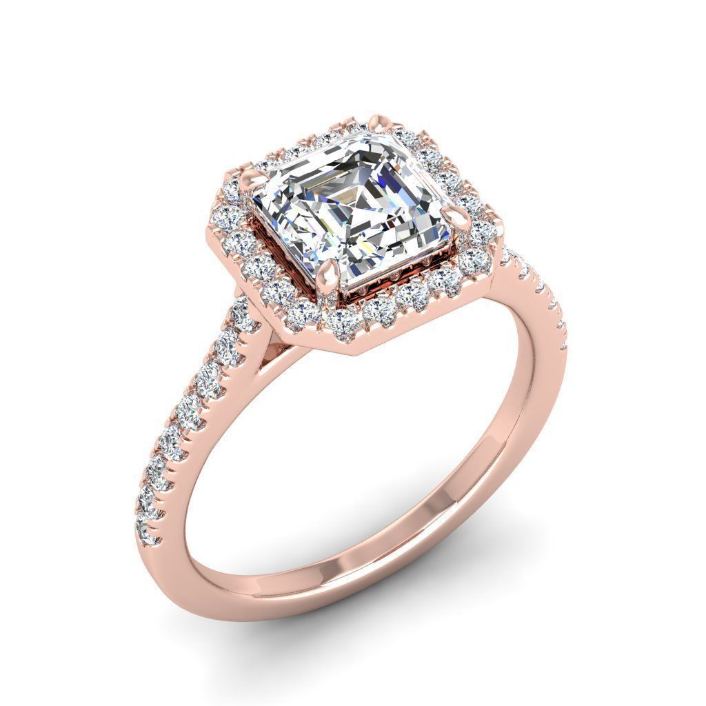 Engagement ring Mia ascher 3D print model_23