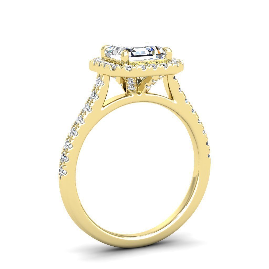 Engagement ring Mia ascher 3D print model_19