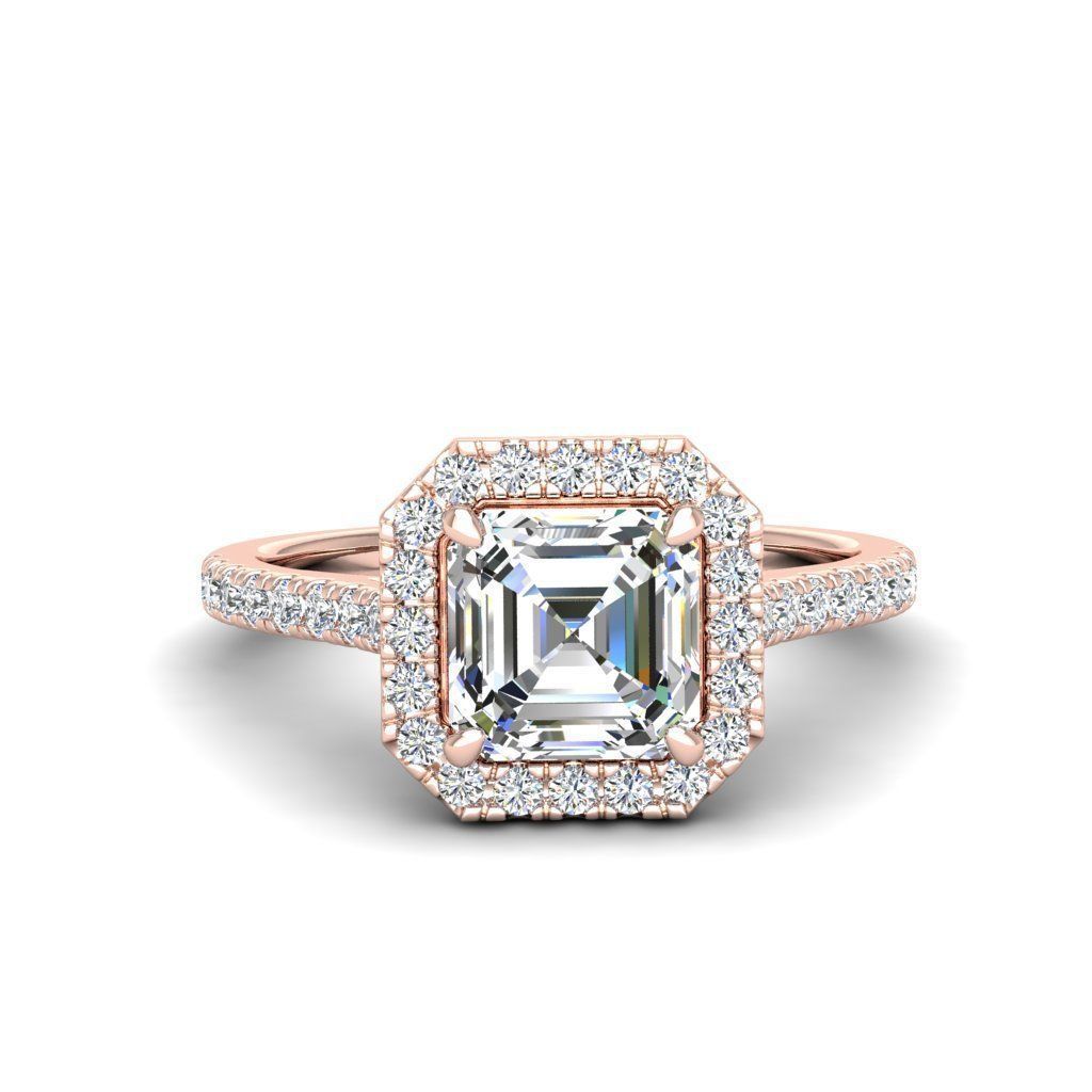 Engagement ring Mia ascher 3D print model_16