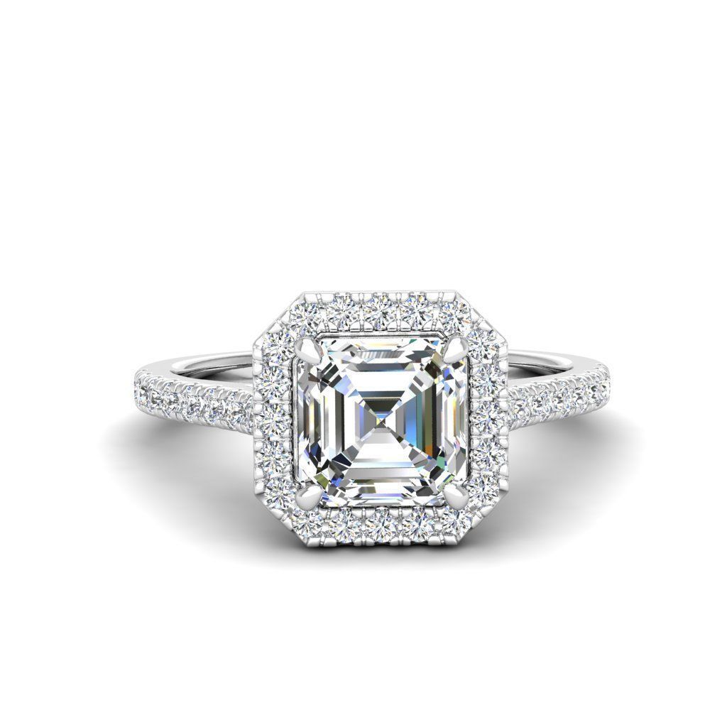 Engagement ring Mia ascher 3D print model_21