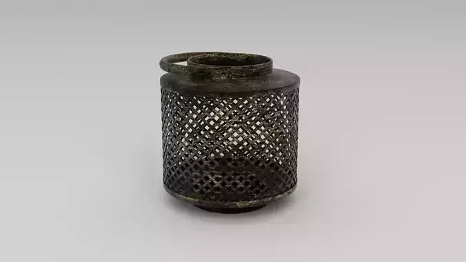 Weathered Metal Lantern