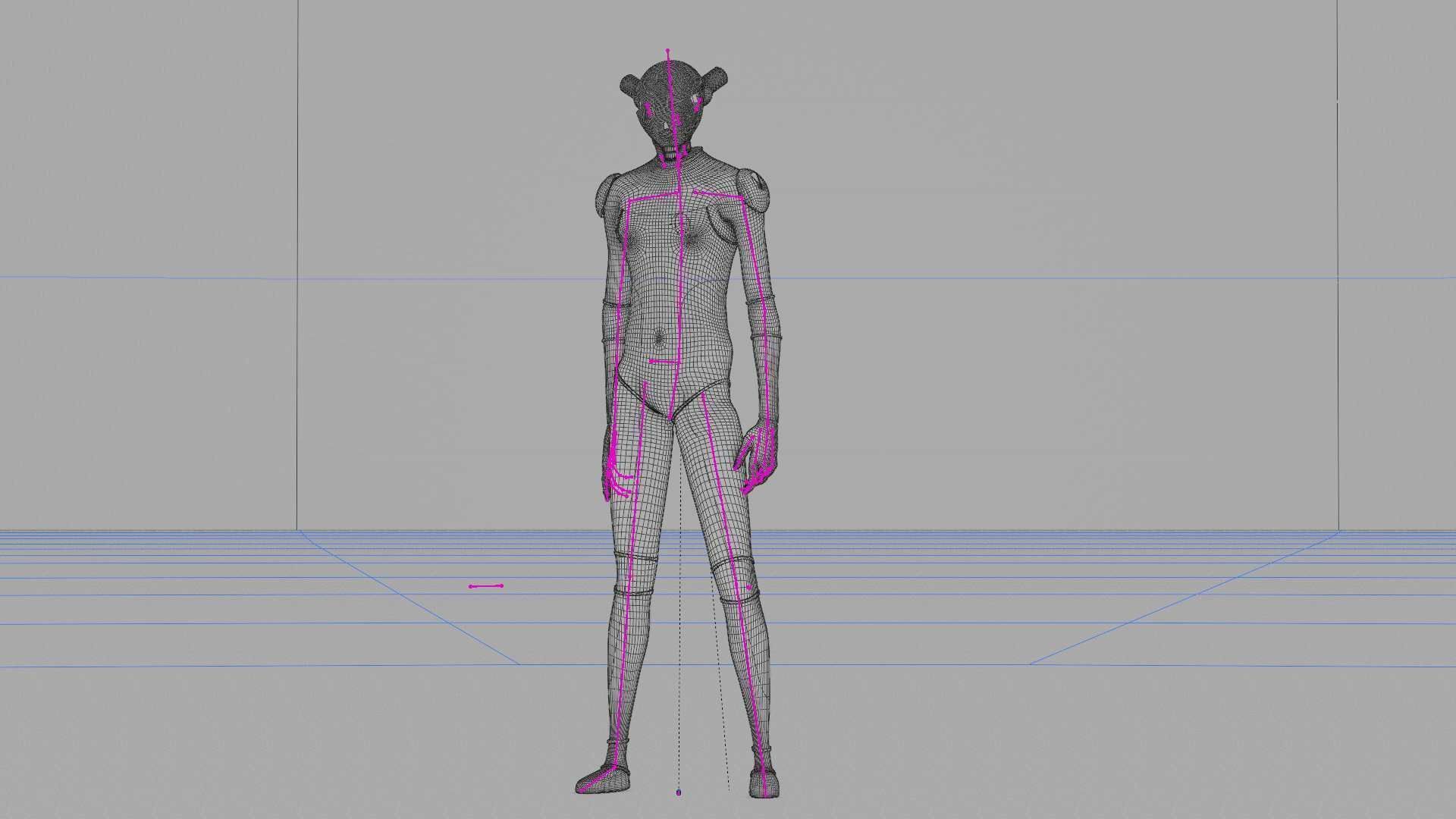 TESLA ROBOT V-3  RIGGED 3D model_39