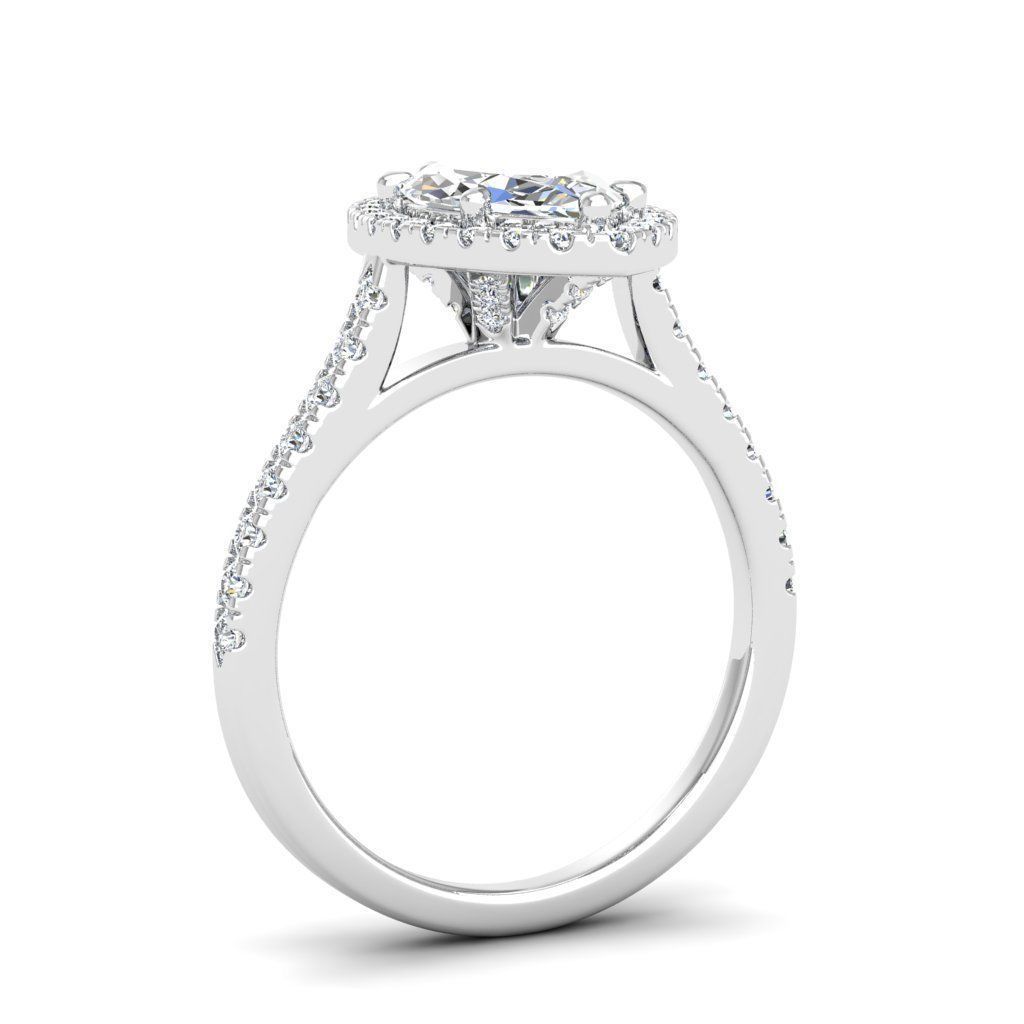 Engagement ring Mia marquise 3D print model_6