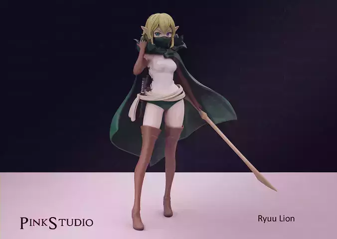 Danmachi - Ryuu Lion 3D print model