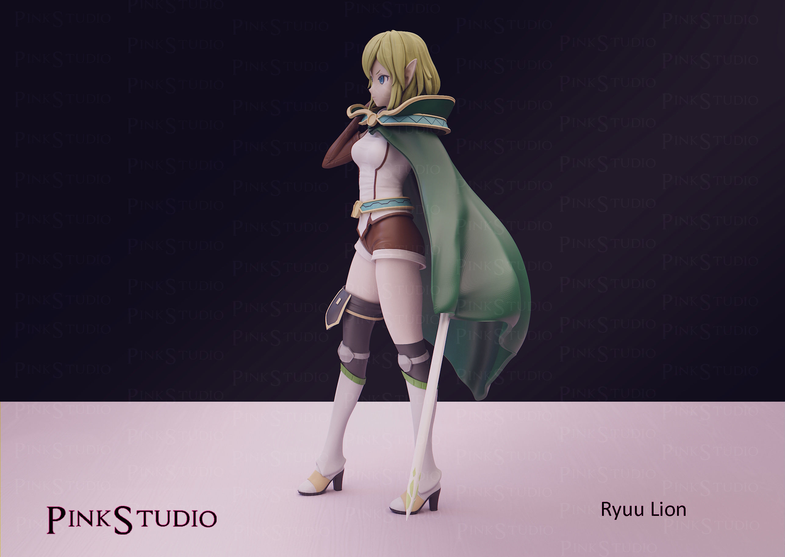 Danmachi - Ryuu Lion 3D print model_8