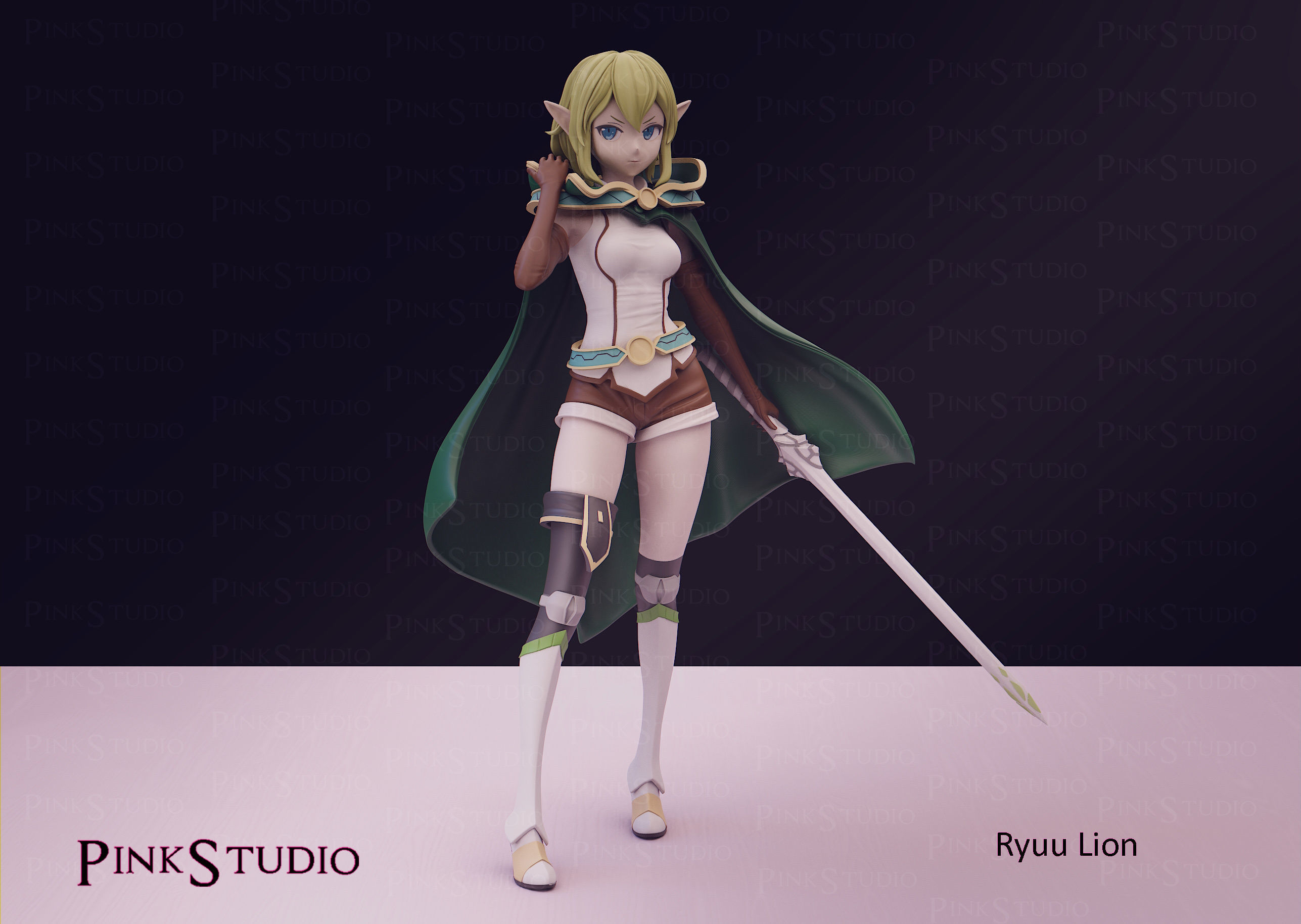 Danmachi - Ryuu Lion 3D print model_2