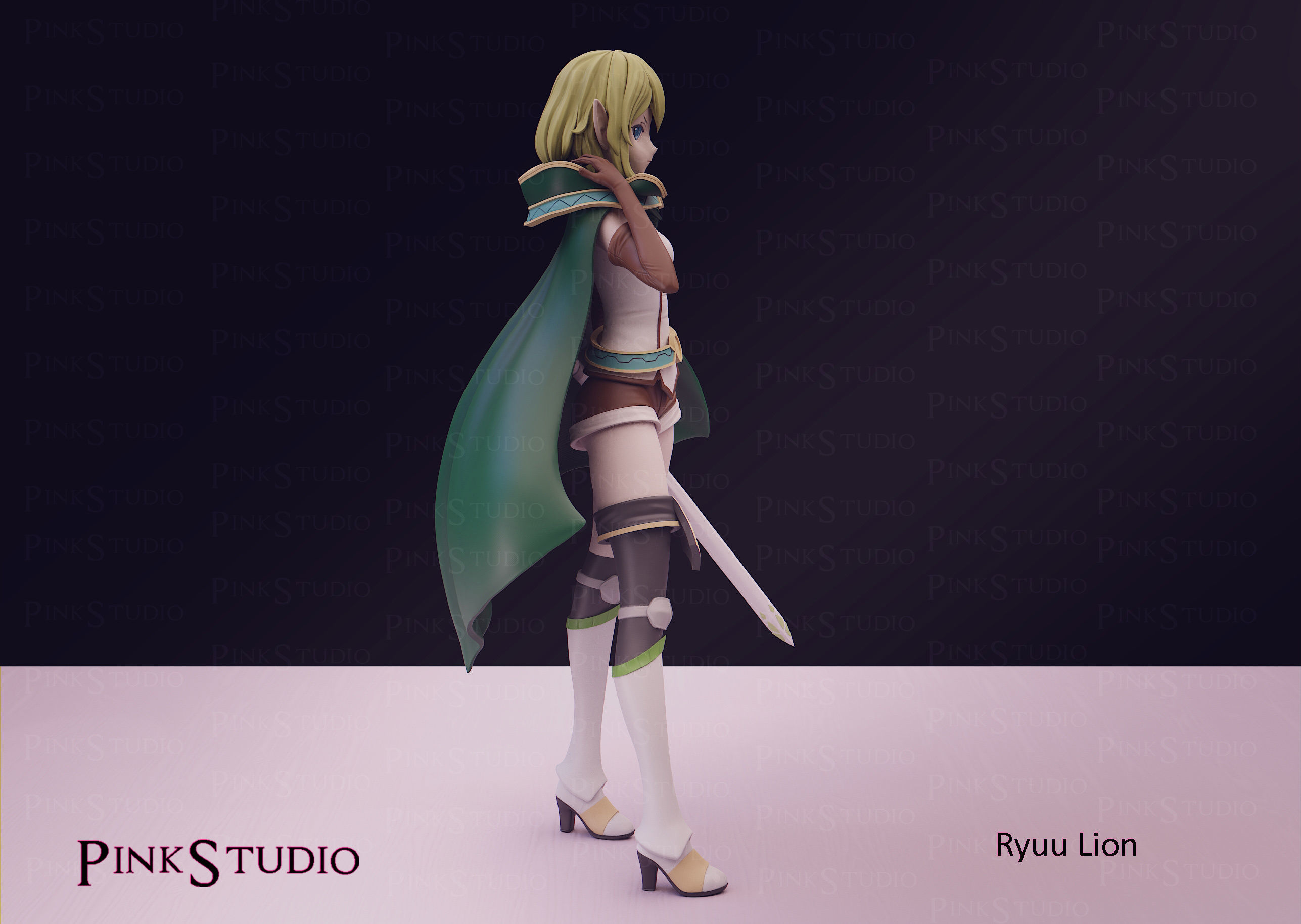 Danmachi - Ryuu Lion 3D print model_4