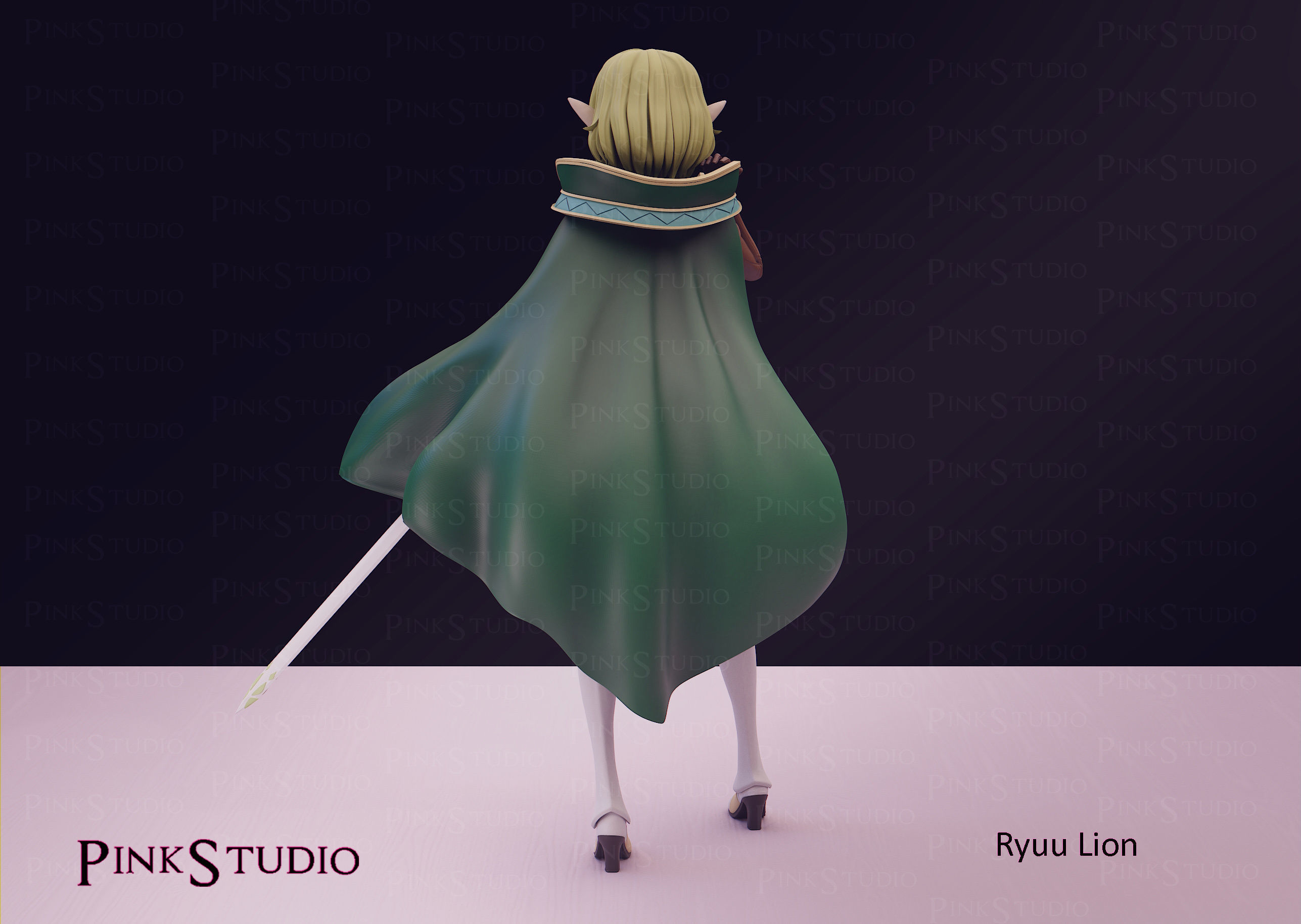 Danmachi - Ryuu Lion 3D print model_6