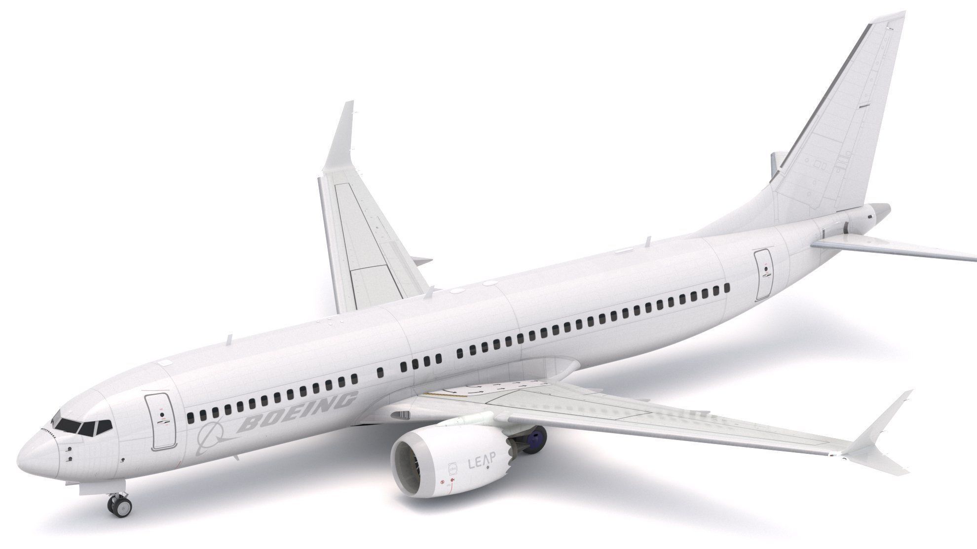 Boeing 737-800 MAX 3D model_2