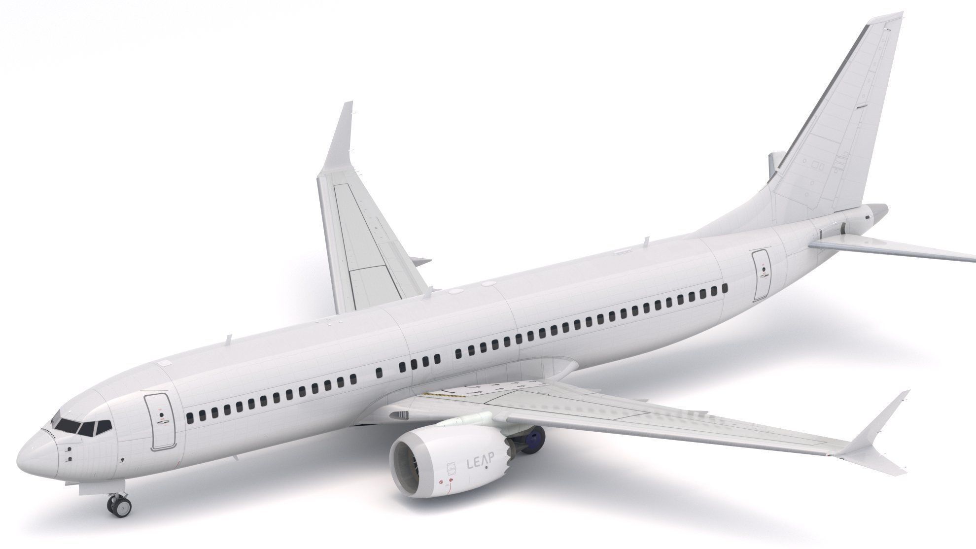 Boeing 737-800 MAX Generic 3D model_2