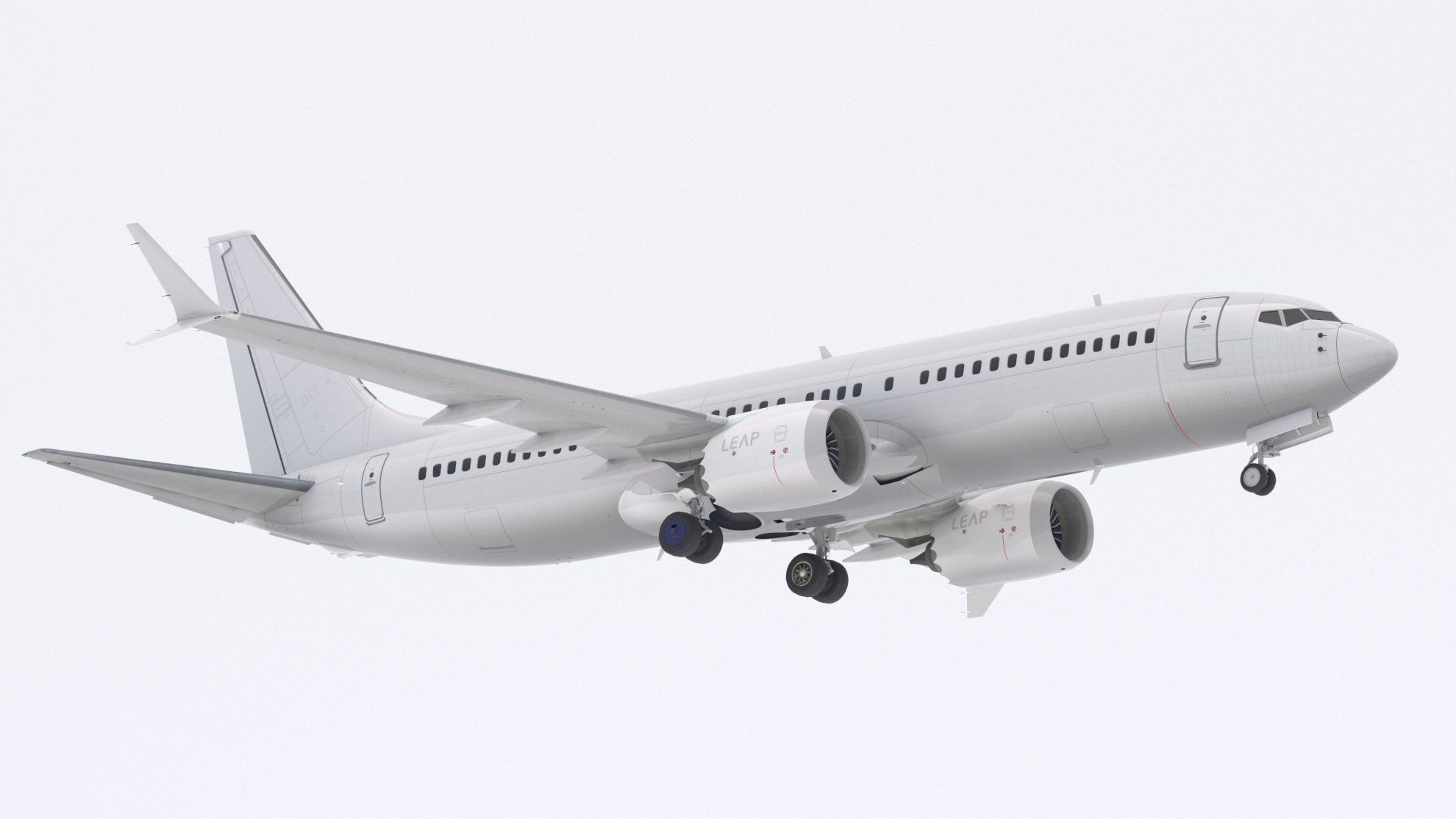 Boeing 737-800 MAX Generic 3D model_9