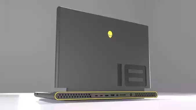Alienware m18 Gaming Laptop Free 3D model