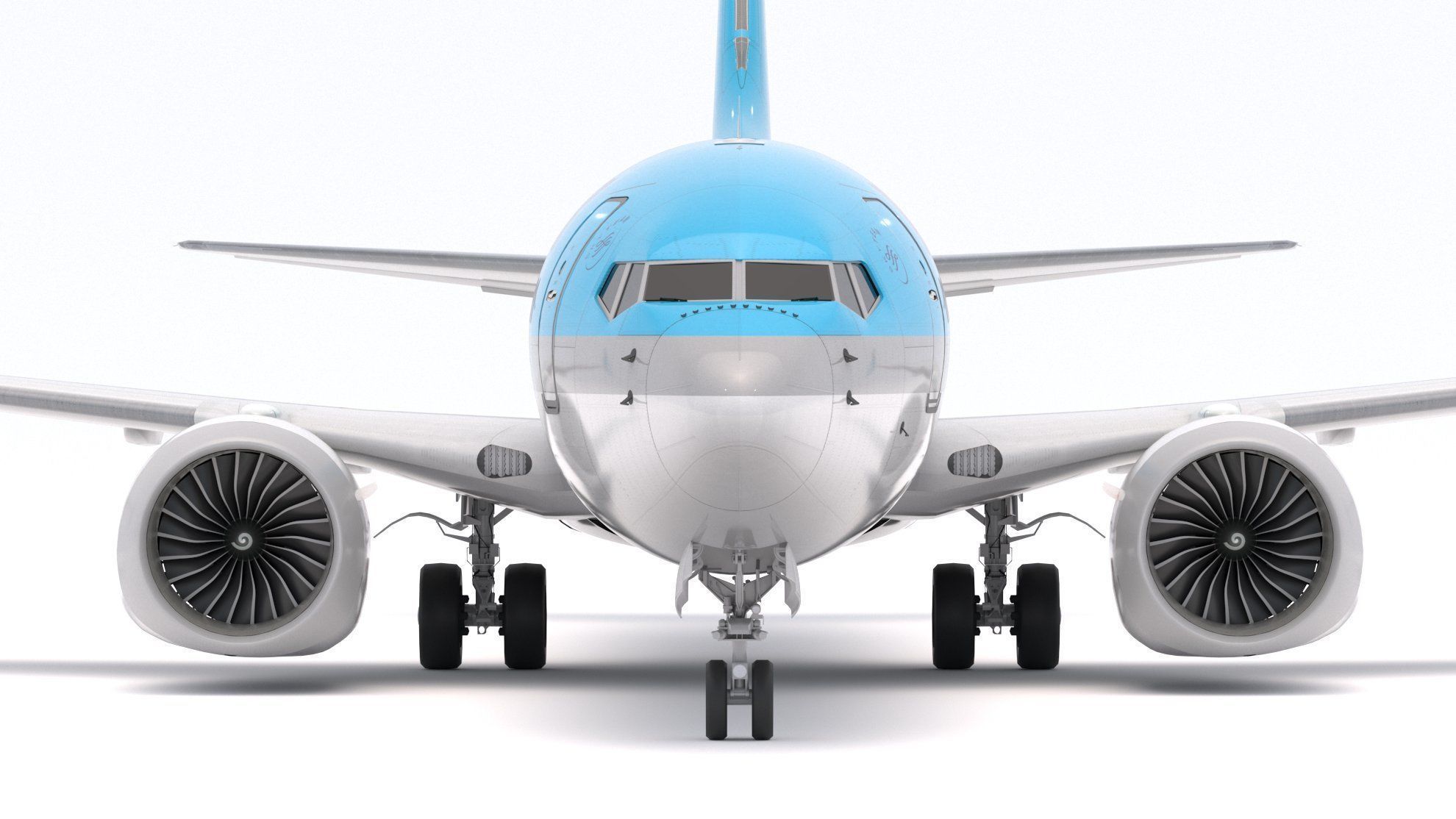 Boeing 737-800 MAX Korean Air 3D model_8